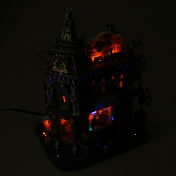 Lemax Spooky Town Zombie’s Cafe 2006 Halloween Village Collection Building 65346 - Picture 3 of 12